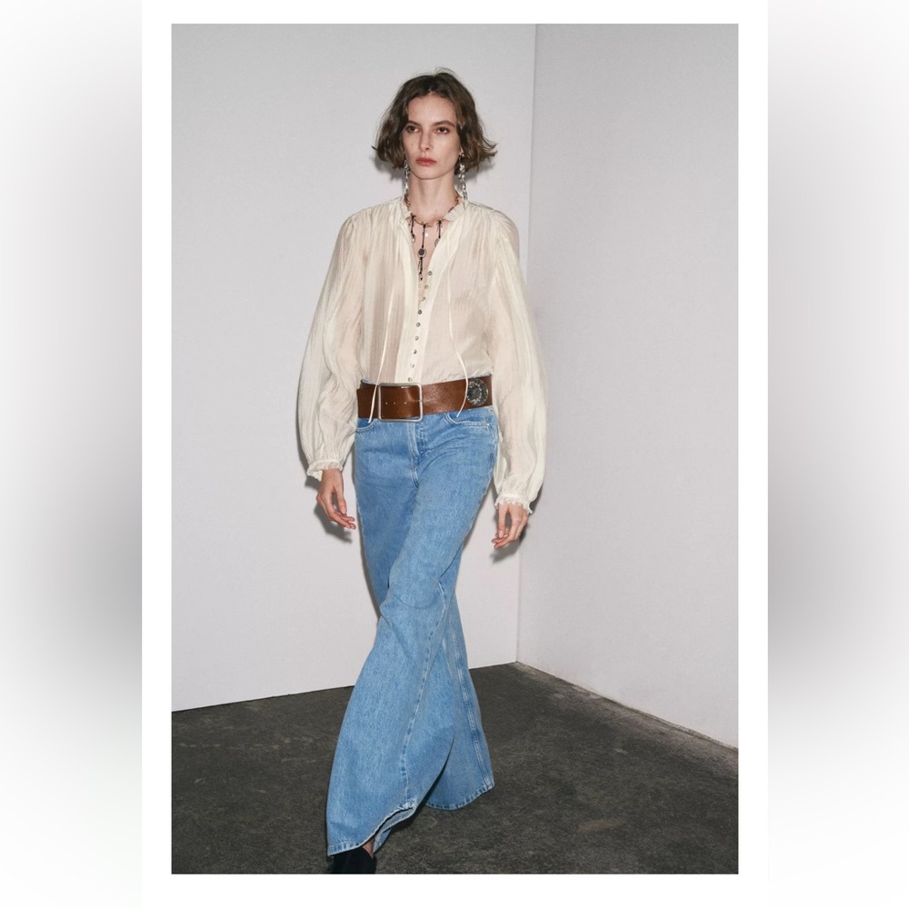 💫Zara ZW Collection Blouse💫 - Picture 3 of 11